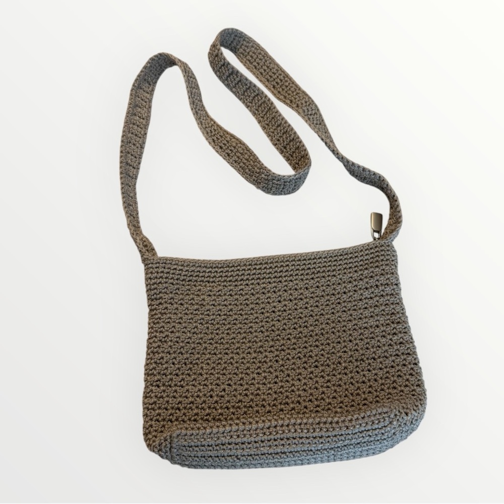 Vintage Sonoma Olefin Woven Small Bag Purse Taupe Single Strap